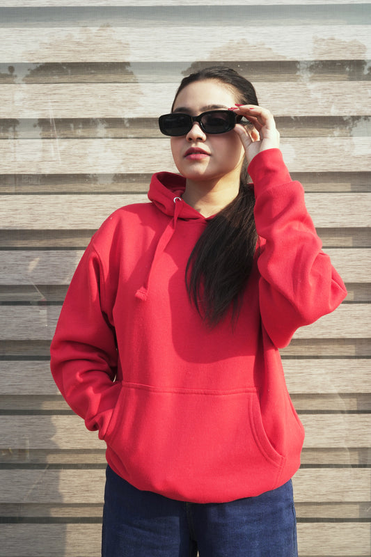 Cozy Red  Hoodie - Ultimate Comfort and Style